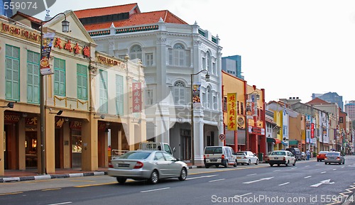 Image of street szene in Singapore