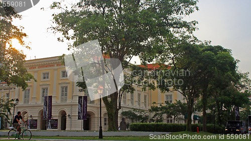 Image of street szene in Singapore