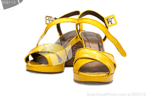 Image of Yellow lady sandals