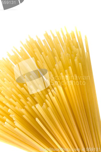 Image of uncooked spaghetti 