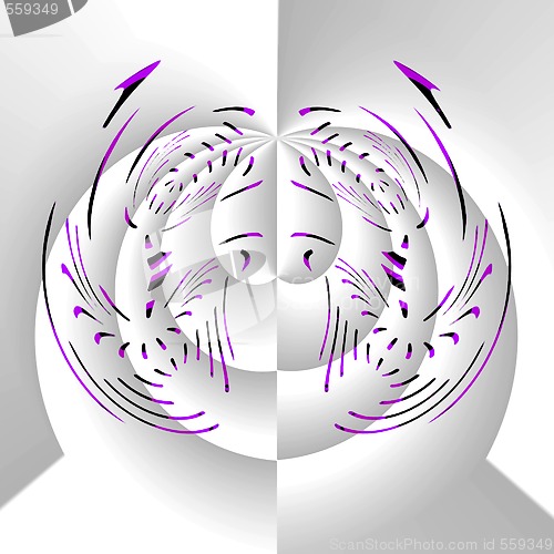 Image of Abstract 3d background