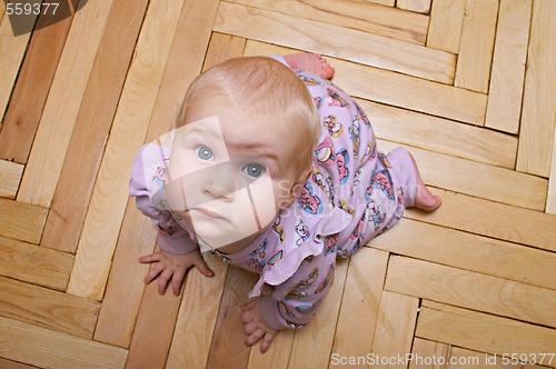 Image of baby on all fours