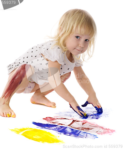Image of little painter