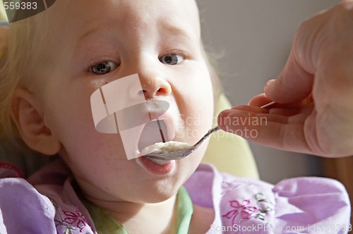 Image of baby breakfast