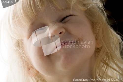 Image of Girl makes faces