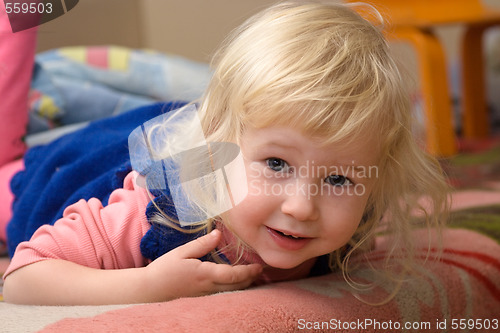 Image of beautiful smiling girl