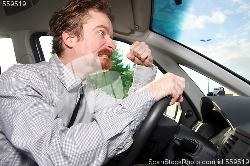 Image of mad driver 