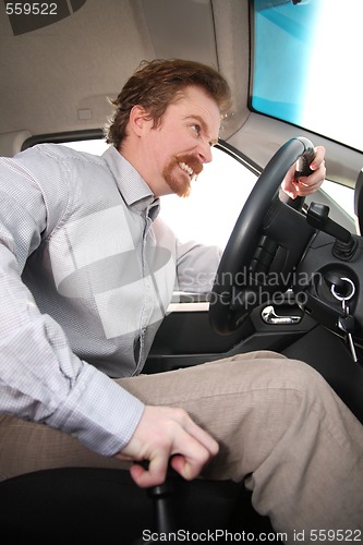 Image of mad driver