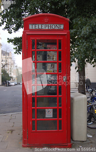 Image of Telephone box  in London