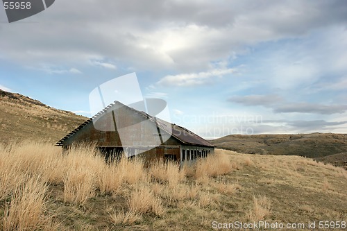 Image of old industrial building in rural montana