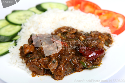 Image of Beef szechuan meal