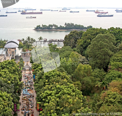 Image of Merlion path - Isle Sentosa, Singapore