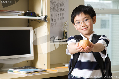 Image of Studying kid