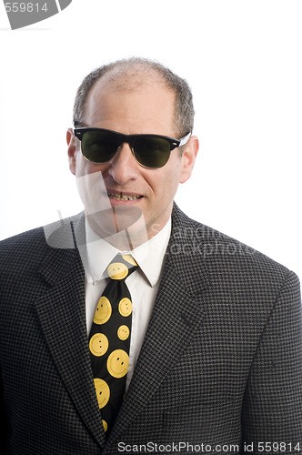 Image of tough guy with sunglasses