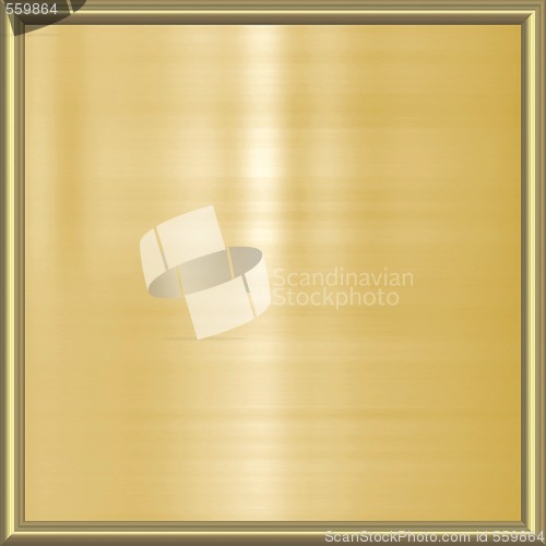 Image of gold background in frame