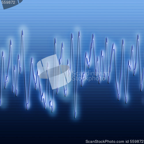 Image of extreme sound wave