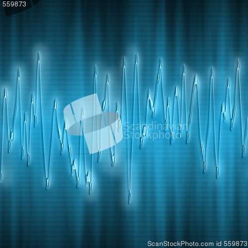 Image of extreme sound wave