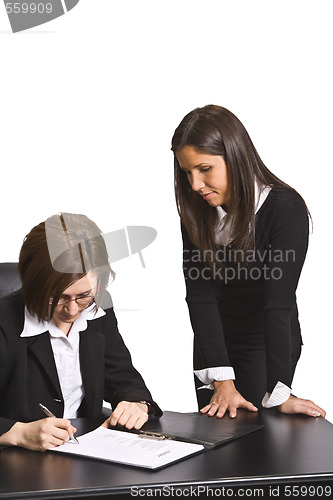 Image of Signing the contract
