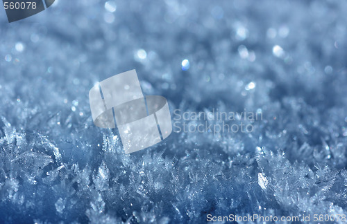 Image of Ice crystal background