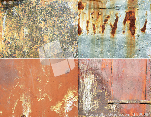 Image of rusty metallic surfaces