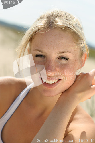 Image of Beautiful sporty female 