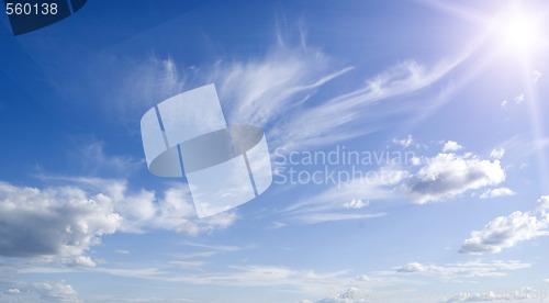 Image of blue sky