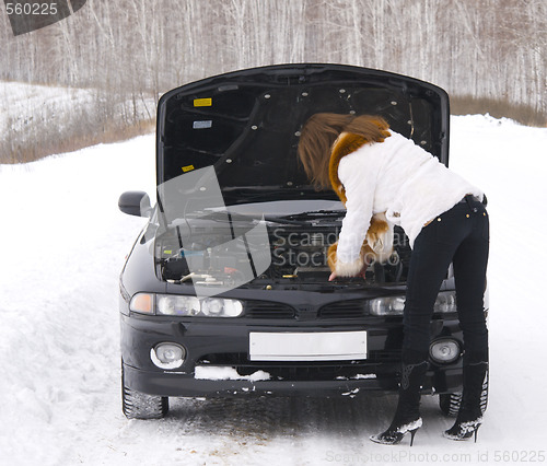 Image of broken car