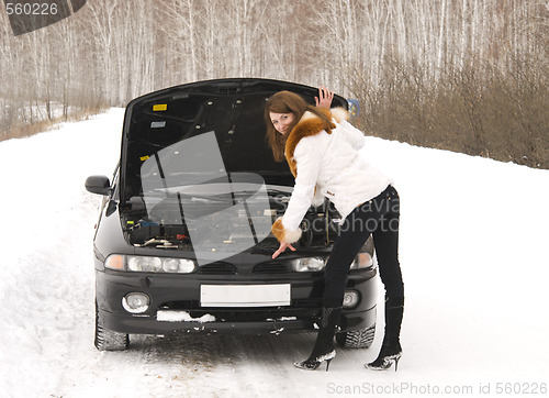 Image of broken car