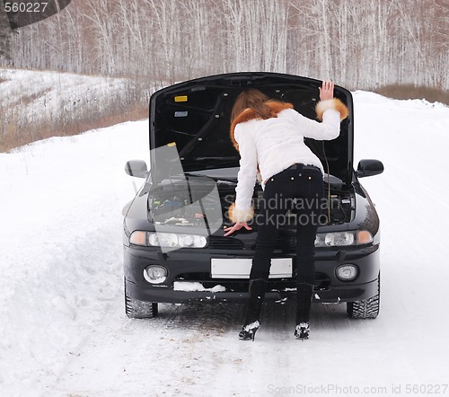 Image of broken car