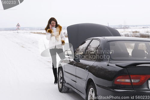 Image of broken car