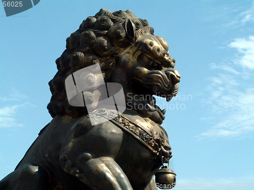 Image of Statue of Chinese Lion