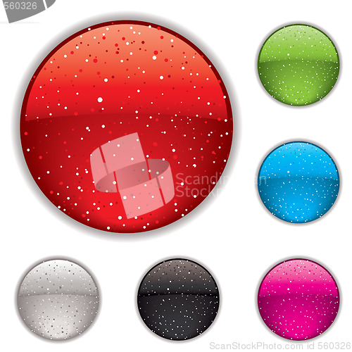 Image of gel button speckle