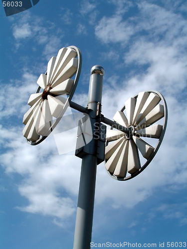 Image of Windmill in City