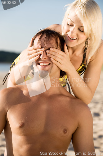 Image of Couple on the beach