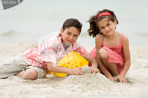 Image of Kids on the beach