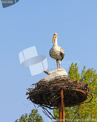 Image of Statue of the stork