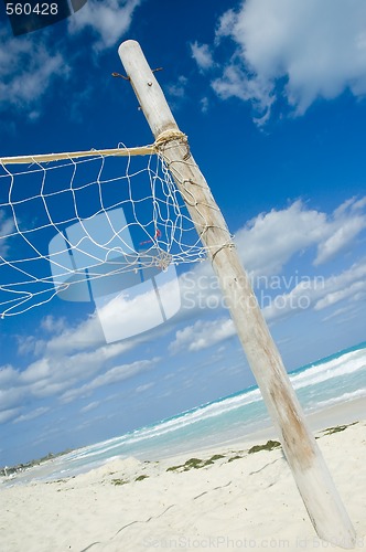 Image of volleyball net