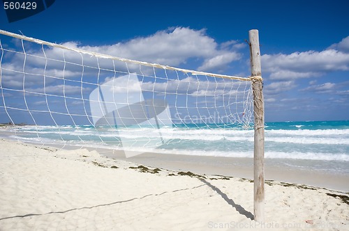 Image of volleyball net