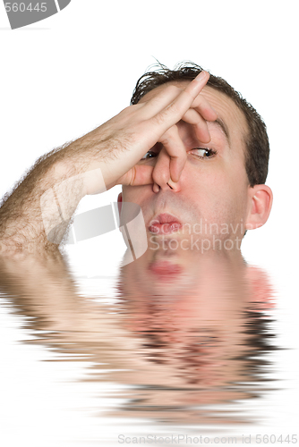 Image of Man About To Drown