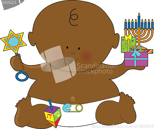 Image of Baby Hanukkah Black