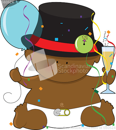 Image of Baby New Years Black