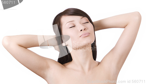 Image of relaxing woman