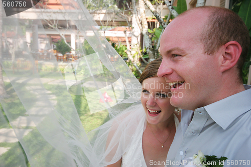 Image of Just married couple