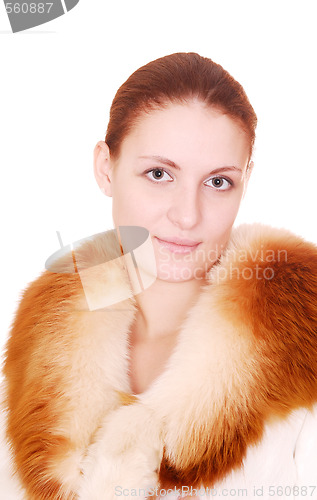 Image of woman in fur coat