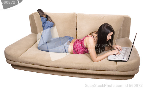 Image of girl with notebook