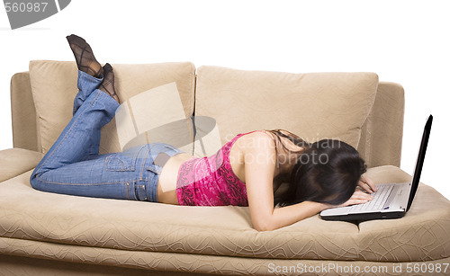 Image of tired woman