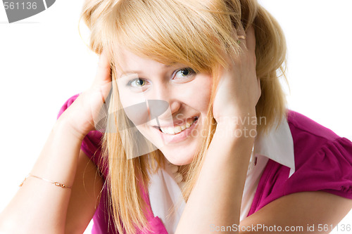 Image of Smiling young woman