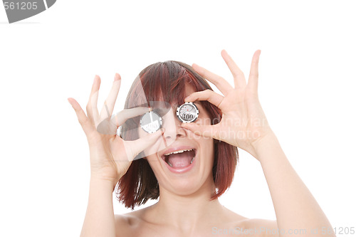 Image of happy young woman