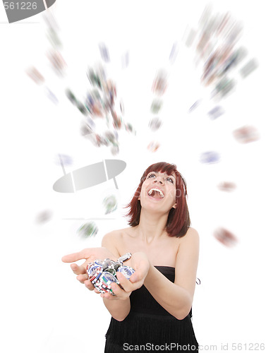 Image of happy young woman