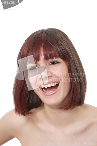 Image of happy young woman